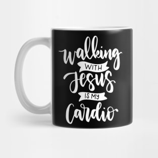 Walking With Jesus is My Cardio Mug